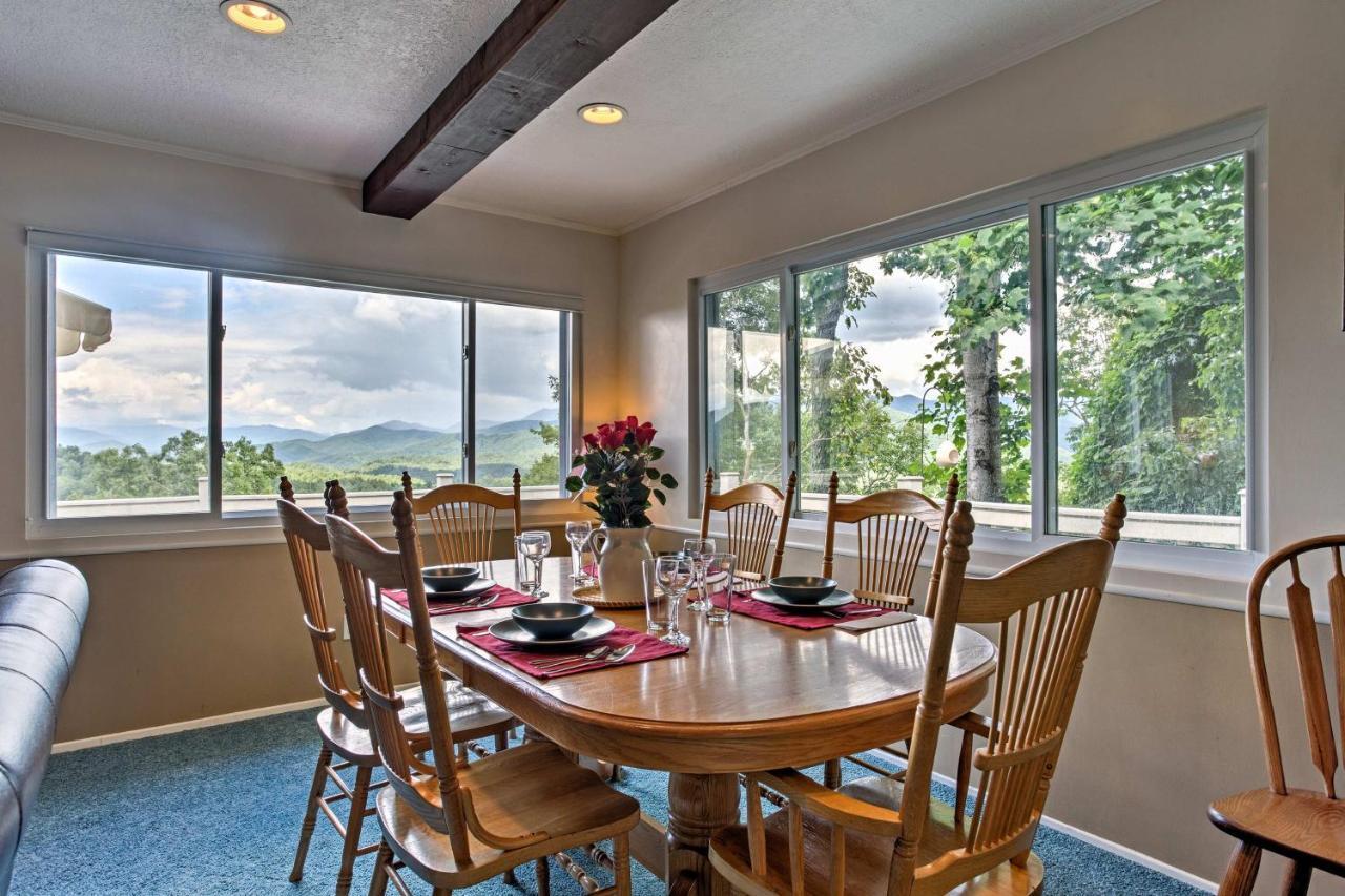 Secluded Mountain Home With Stunning Views And Deck! Bryson City Eksteriør bilde